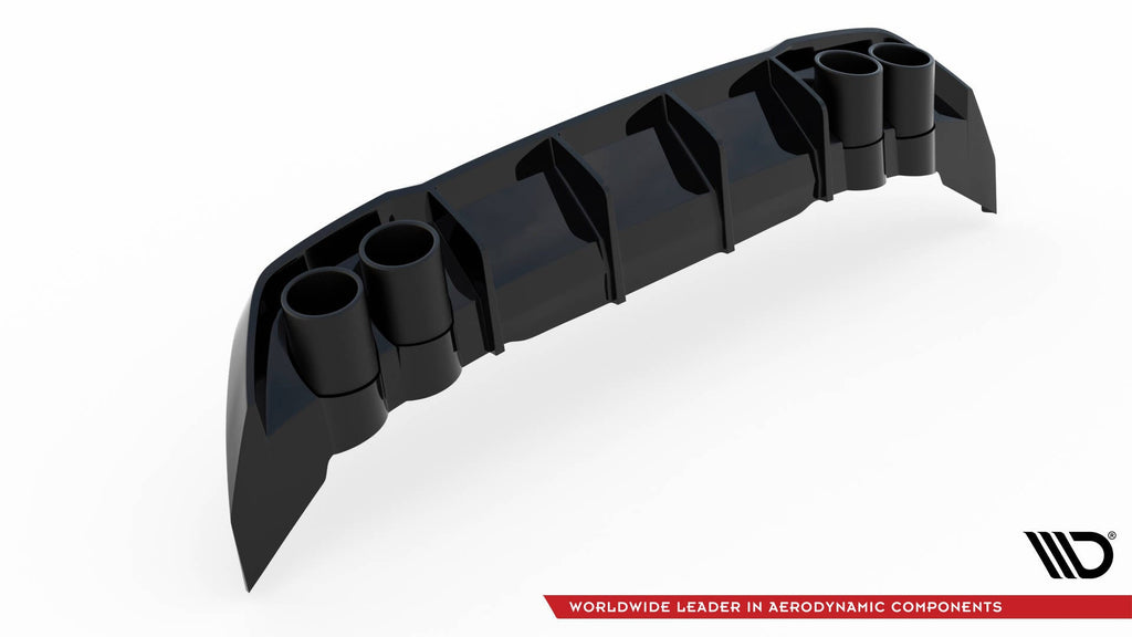 Prelungire difuzor bara spate si imitatii evacuare finala Seat Leon FR Hatchback Mk4 2020- v26 - Maxton Design