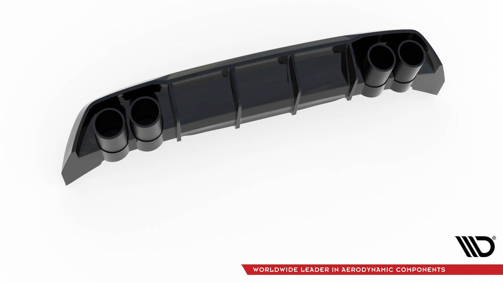 Prelungire difuzor bara spate si imitatii evacuare finala Seat Leon FR Hatchback Mk4 2020- v26 - Maxton Design