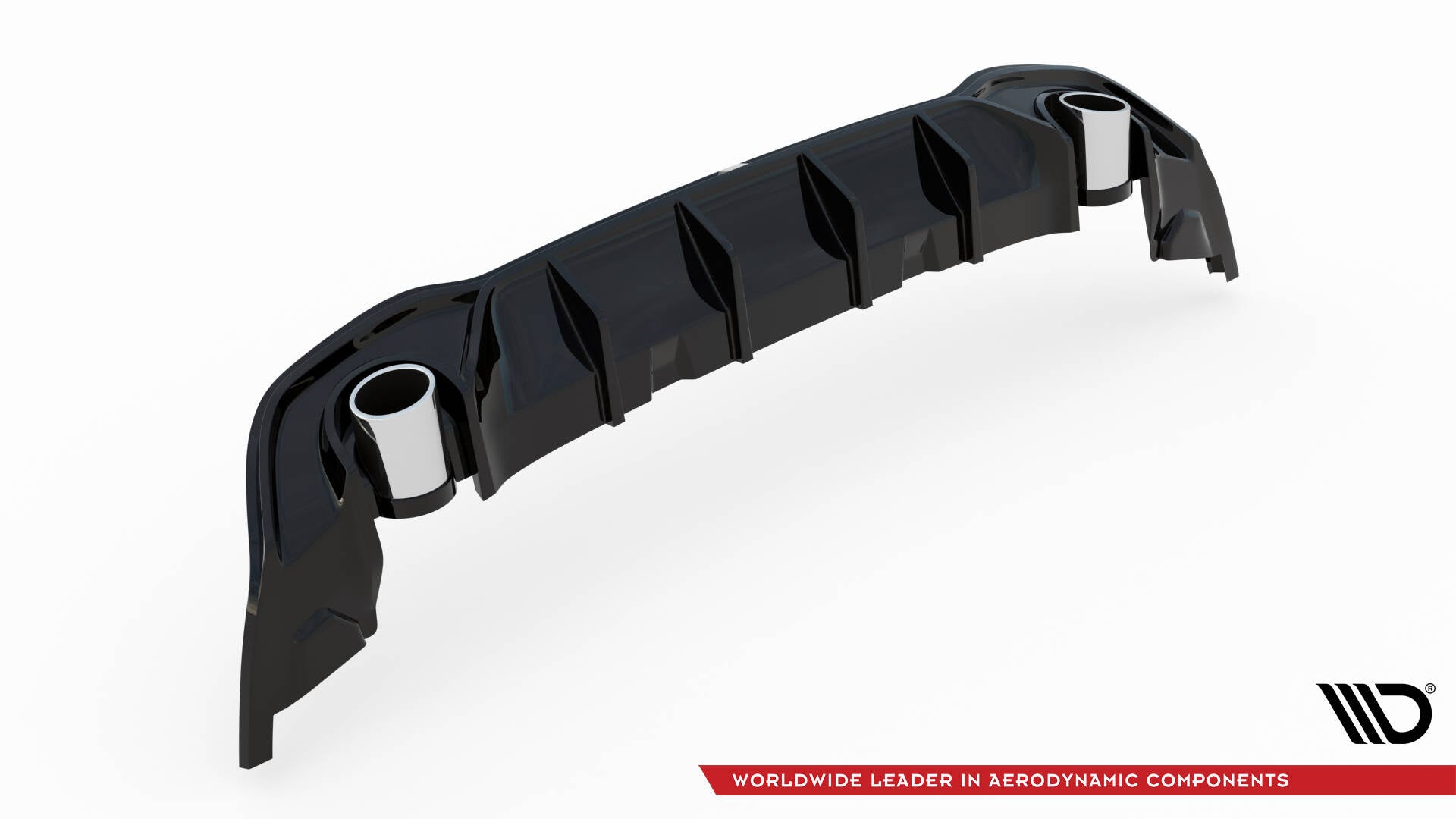 Prelungire difuzor bara spate plus imitatii evacuare finala Volkswagen Golf Mk8 GTE 2019- v45 - Maxton Design