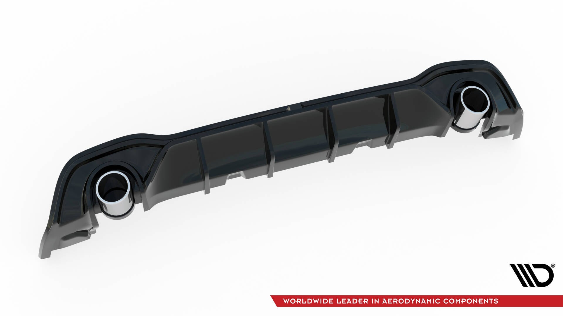 Prelungire difuzor bara spate plus imitatii evacuare finala Volkswagen Golf Mk8 GTE 2019- v45 - Maxton Design