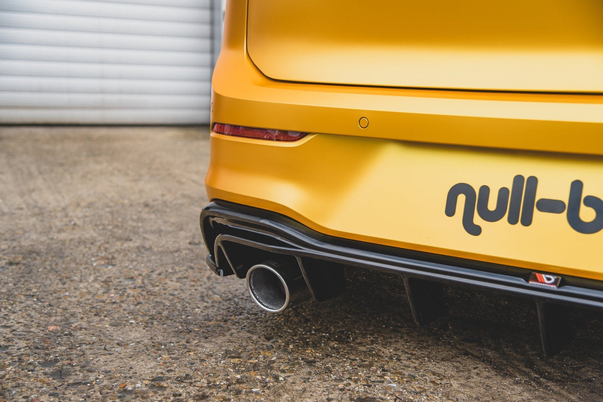 Prelungire difuzor bara spate cu evacuare Volkswagen Golf 8 GTI Look 2019- v6 - Maxton Design