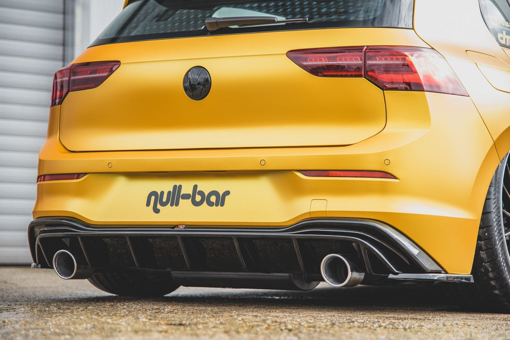 Prelungire difuzor bara spate cu evacuare Volkswagen Golf 8 GTI Look 2019- v6 - Maxton Design