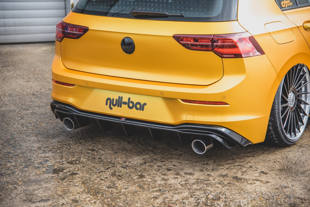 Prelungire difuzor bara spate cu evacuare Volkswagen Golf 8 GTI Look 2019- v6 - Maxton Design