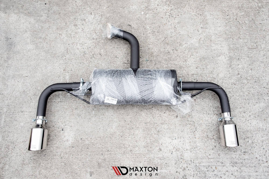 Prelungire difuzor bara spate cu evacuare Volkswagen Golf 8 GTI Look 2019- v6 - Maxton Design