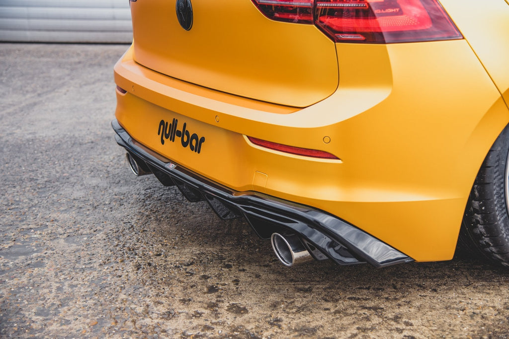 Prelungire difuzor bara spate cu evacuare Volkswagen Golf 8 GTI Look 2019- v6 - Maxton Design
