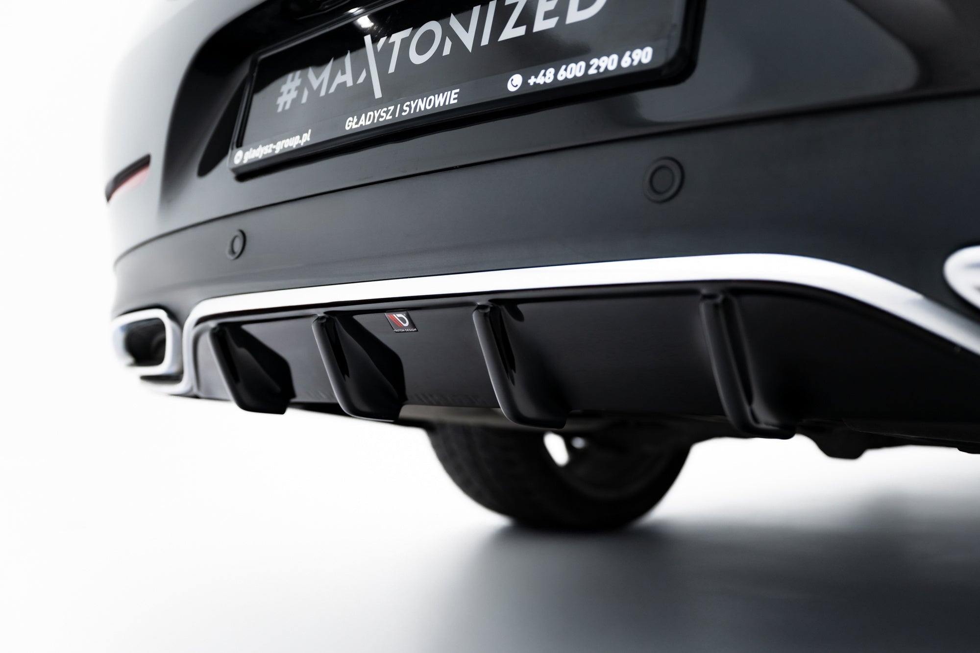 Prelungire difuzor bara spate Mercedes CLS C257 AMG-Line 2018- v1 - Maxton Design