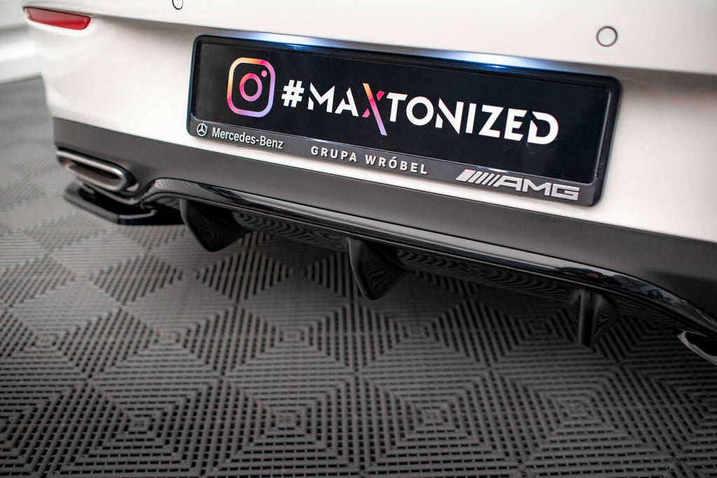 Prelungire difuzor bara spate Mercedes E Class W213 Coupe Amg-Line 2017- v1 - Maxton Design