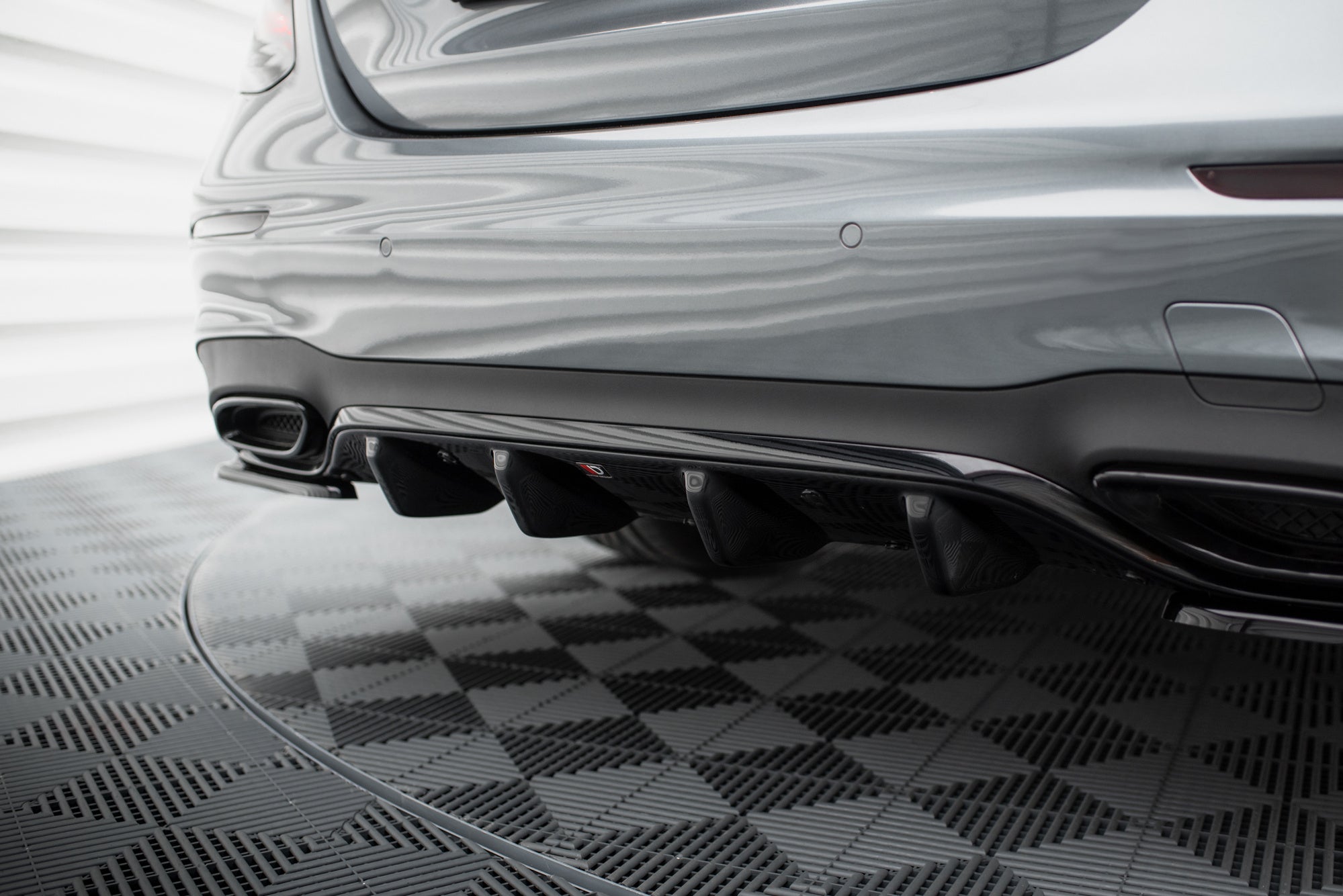 Prelungire difuzor bara spate Mercedes E Class W213 Amg-Line E43 AMG 2016- v3 - Maxton Design