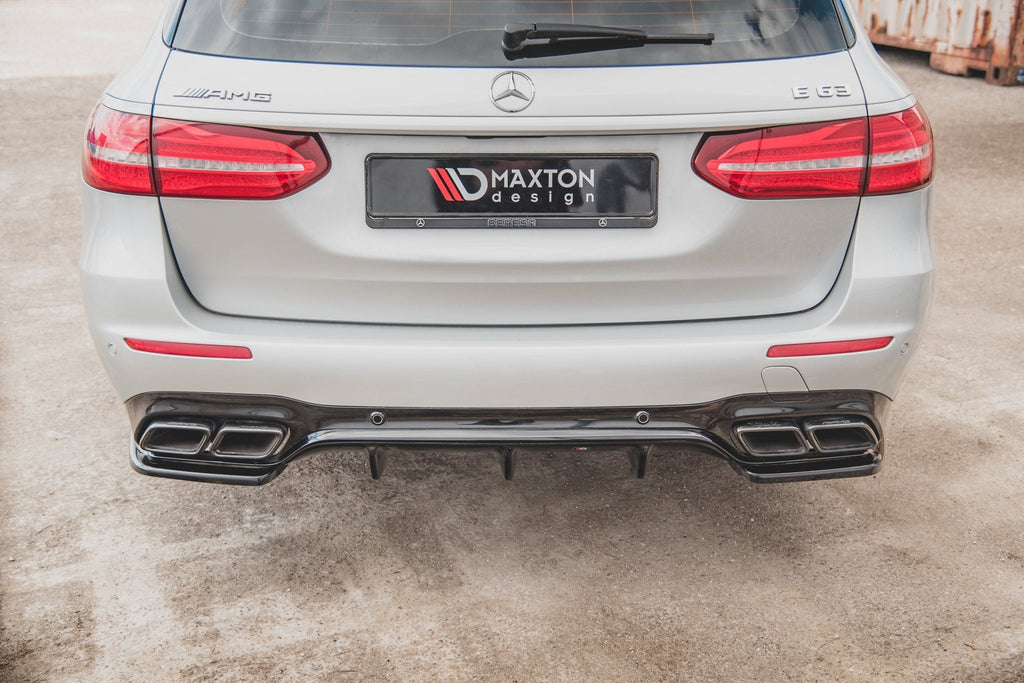 Prelungire difuzor bara spate Mercedes E Class S123 E63 Amg Estate 2017- v6 - Maxton Design