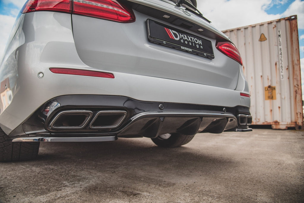 Prelungire difuzor bara spate Mercedes E Class S123 E63 Amg Estate 2017- v6 - Maxton Design