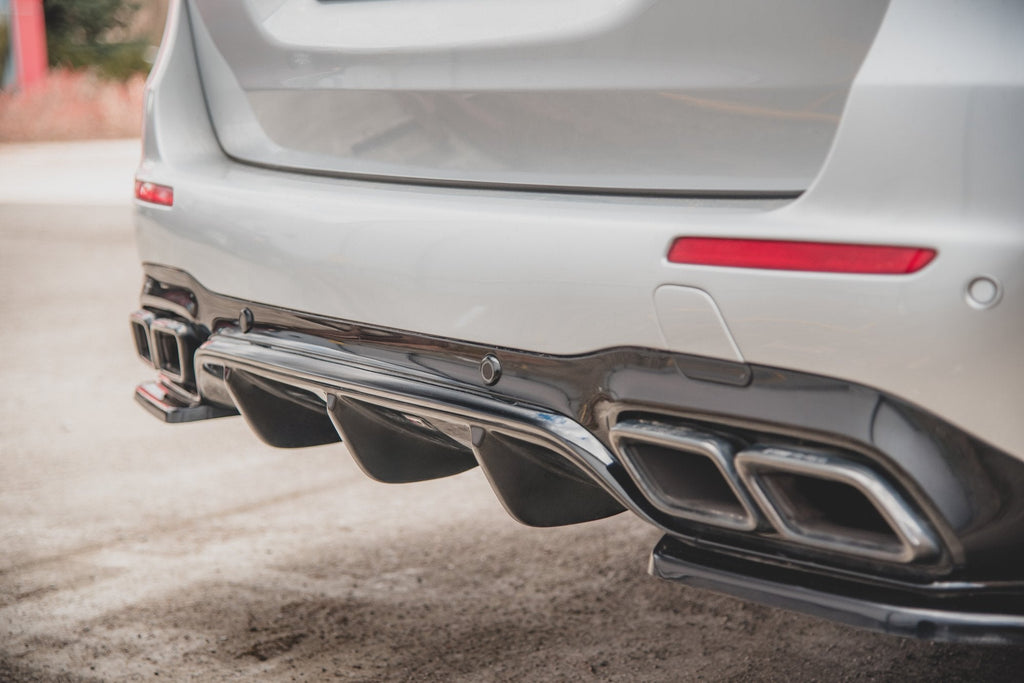 Prelungire difuzor bara spate Mercedes E Class S123 E63 Amg Estate 2017- v6 - Maxton Design