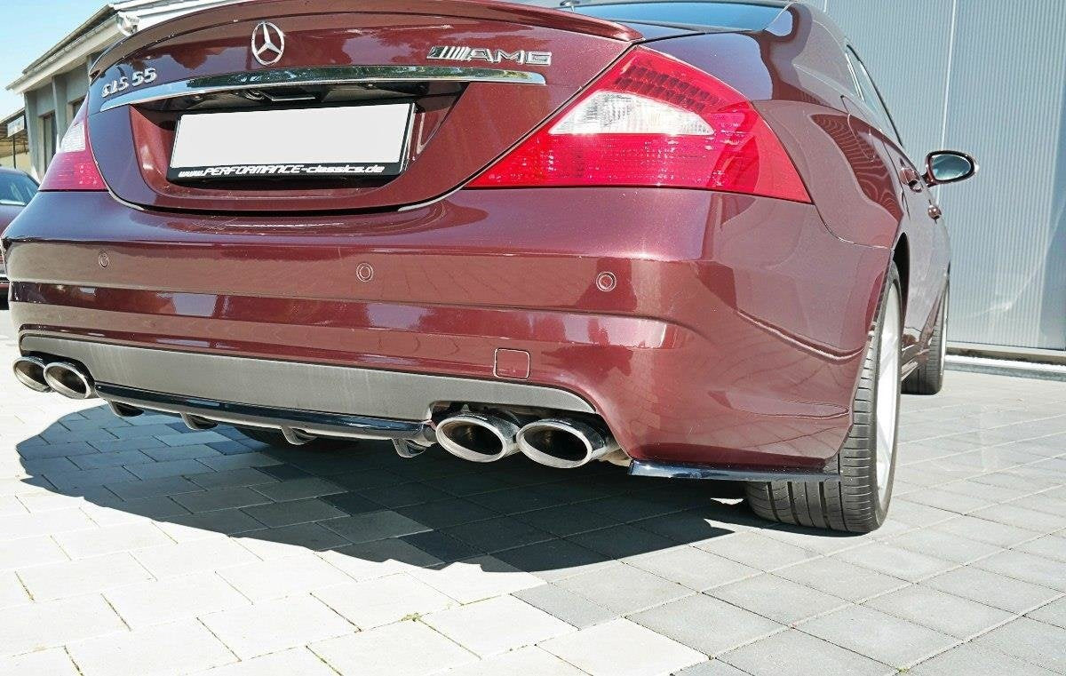Prelungire difuzor bara spate Mercedes CLS C219 55AMG 2004-2006 v2 - Maxton Design