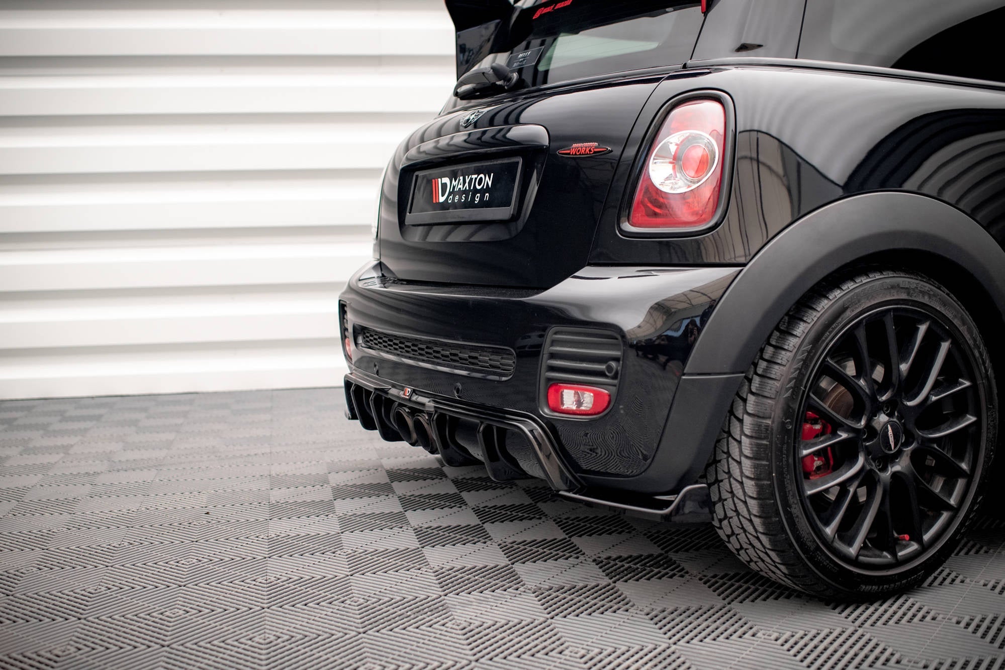 Prelungire difuzor bara spate Mini Cooper John Cooper Works R56 2006-2010 v5 - Maxton Design