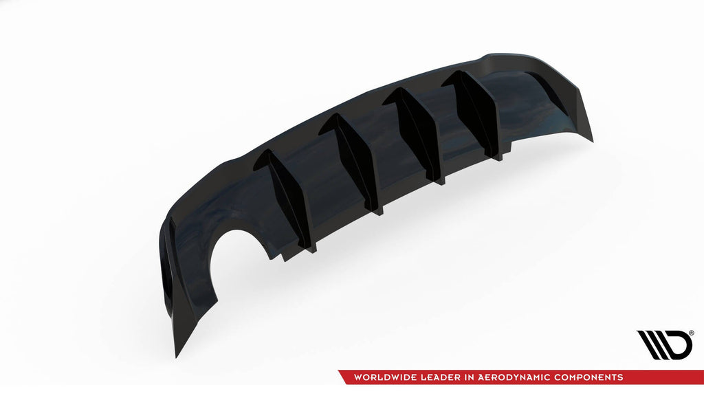 Prelungire difuzor bara spate Opel Astra GTC OPC-Line J 2011-2018 v9 - Maxton Design