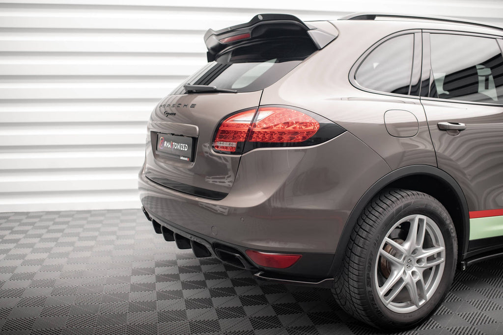 Prelungire difuzor bara spate Porsche Cayenne Mk2 2010-2014 v1 - Maxton Design