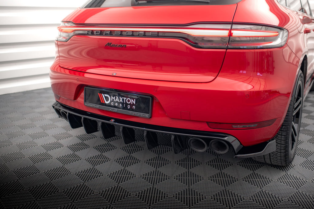 Prelungire difuzor bara spate Porsche Macan GTS Sport Design Mk1 2014-2021 v2 - Maxton Design