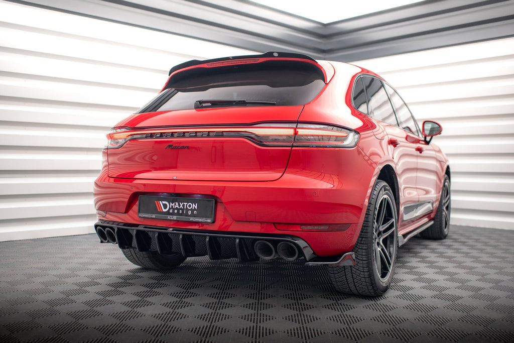 Prelungire difuzor bara spate Porsche Macan GTS Sport Design Mk1 2014-2021 v2 - Maxton Design