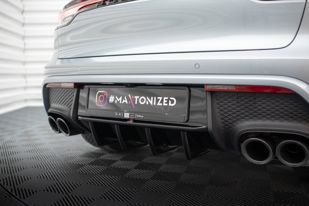 Prelungire difuzor bara spate Porsche Macan Mk1 Facelift 2 2021- v4 - Maxton Design