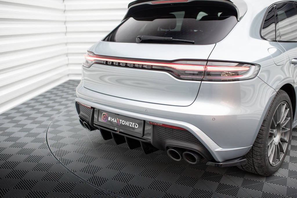 Prelungire difuzor bara spate Porsche Macan Mk1 Facelift 2 2021- v4 - Maxton Design