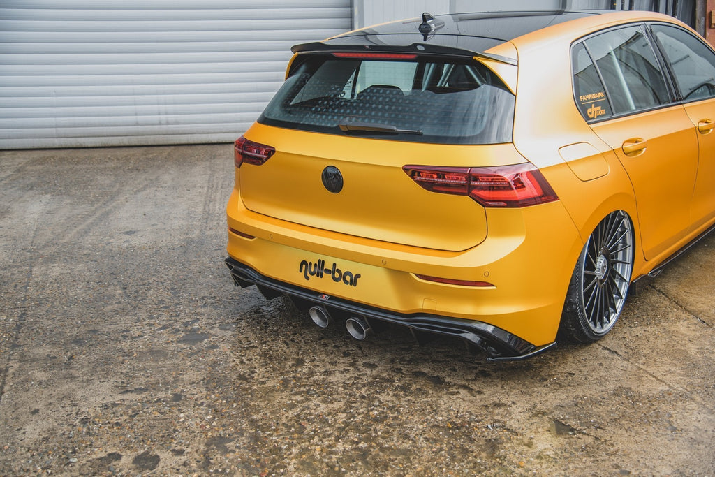 Prelungire difuzor bara spate cu evacuare Volkswagen Golf 8 R32 Look 2019- v7 - Maxton Design