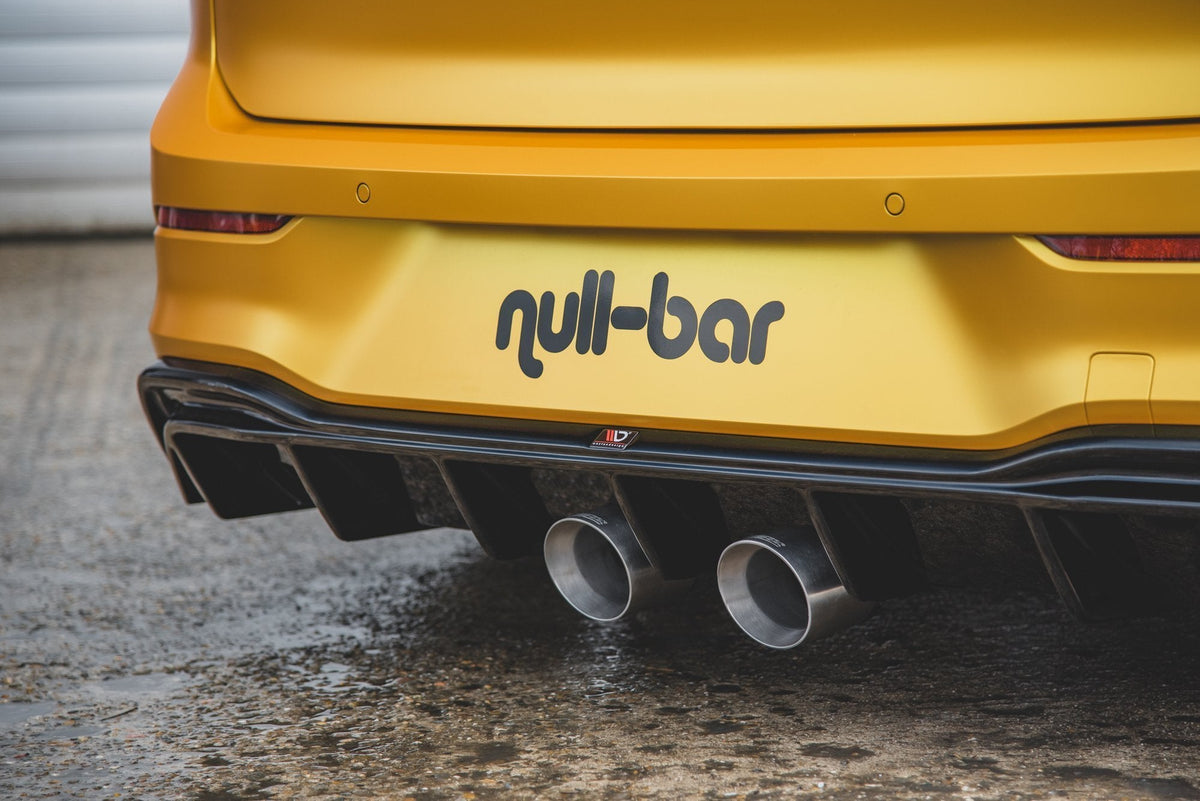 Prelungire difuzor bara spate cu evacuare Volkswagen Golf 8 R32 Look 2019- v7 - Maxton Design