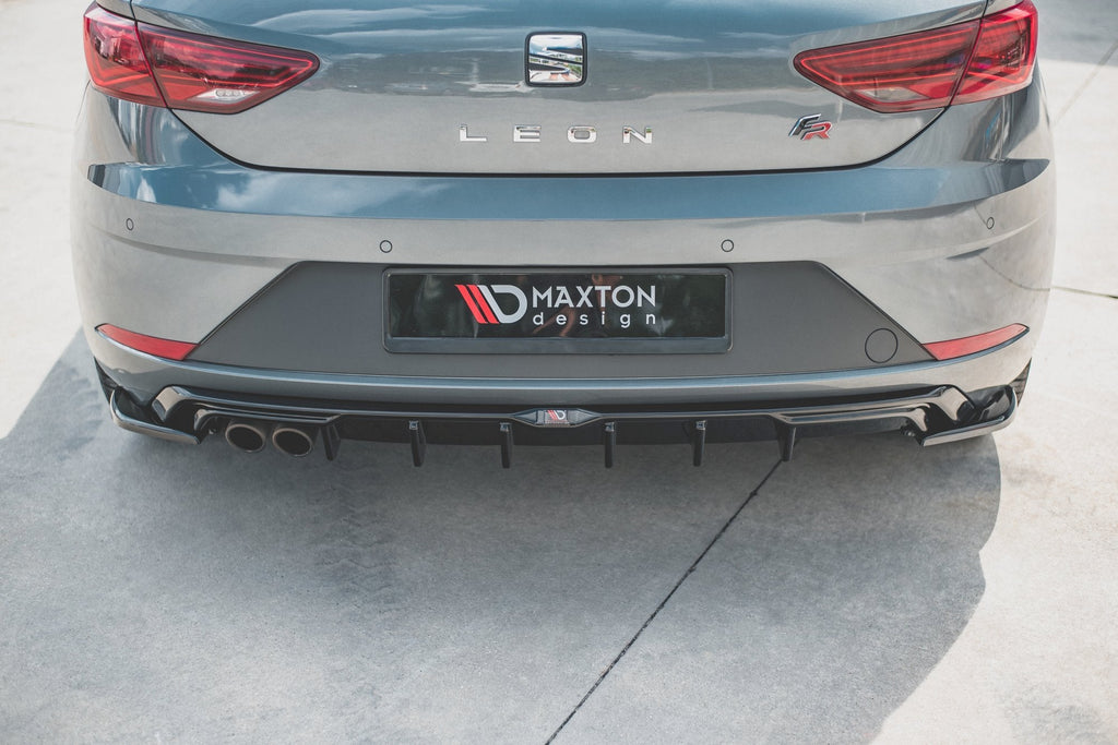 Prelungire difuzor bara spate Seat Leon Mk3 FR Facelift 2016-2020 v17 - Maxton Design