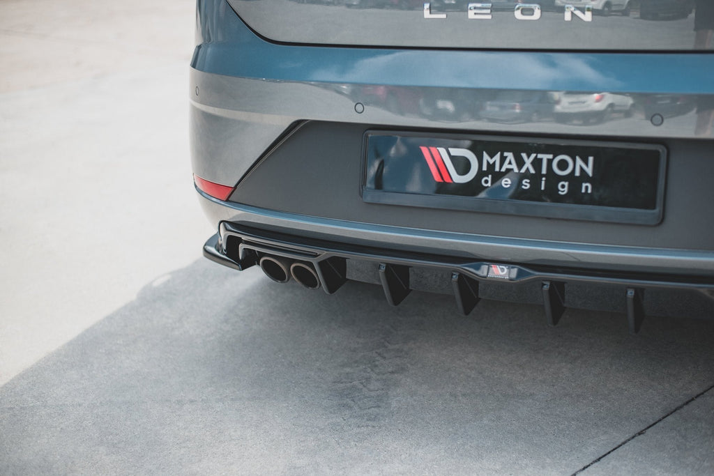 Prelungire difuzor bara spate Seat Leon Mk3 FR Facelift 2016-2020 v17 - Maxton Design