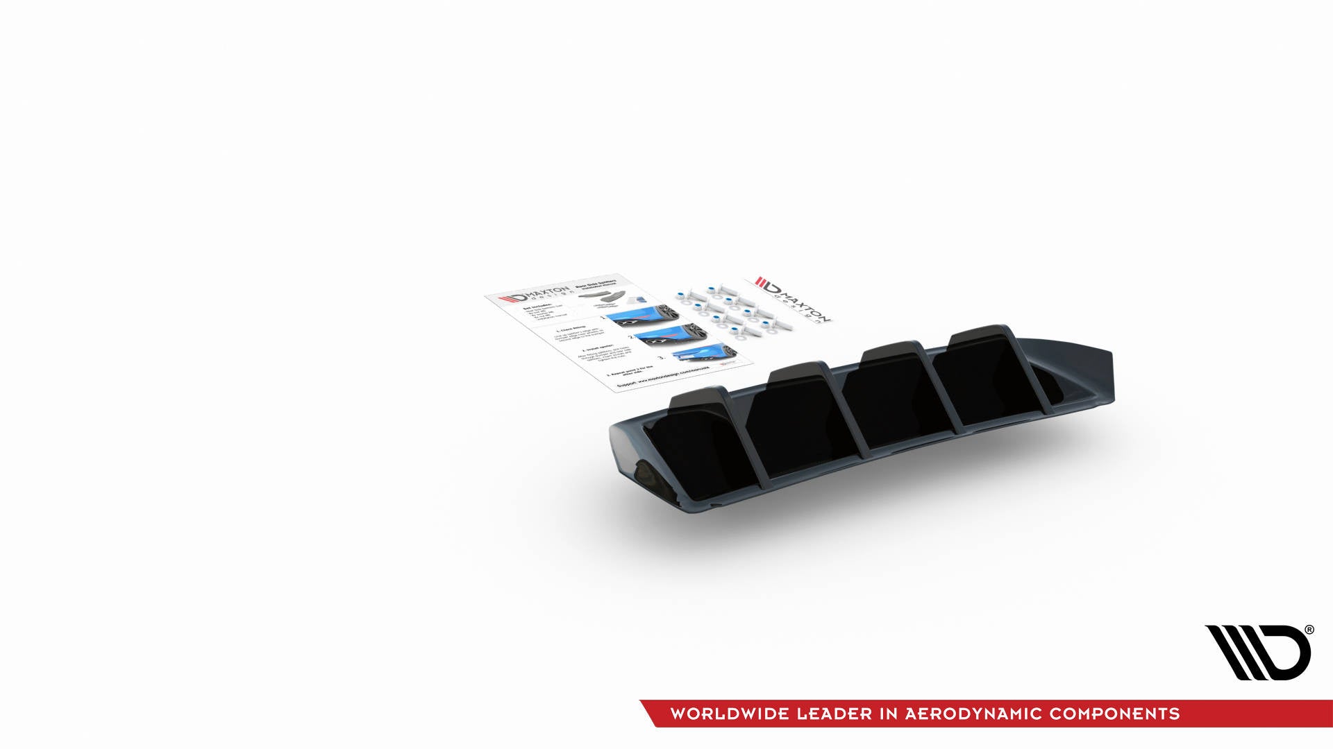 Prelungire difuzor bara spate Seat Ibiza Mk5 2017-2021 v2 - Maxton Design