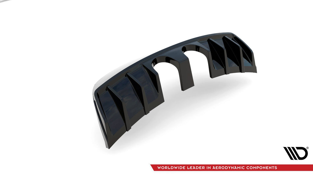 Prelungire difuzor bara spate Seat Leon 2 1P 1P1 Cupra FR Facelift 2009-2012 v3 - Maxton Design