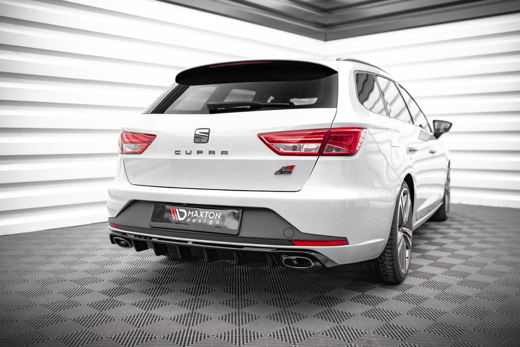 Prelungire difuzor bara spate Leon Cupra Sportstourer Mk3 2012-2016 v32 - Maxton Design