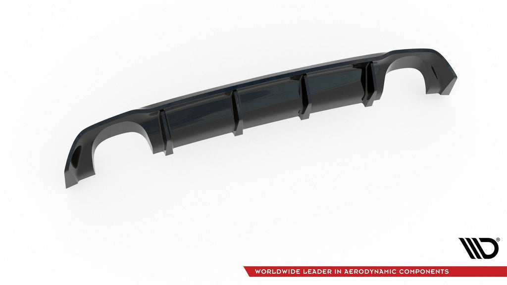 Prelungire difuzor bara spate Seat Leon Mk3 Cupra 2014-2016 v12 - Maxton Design