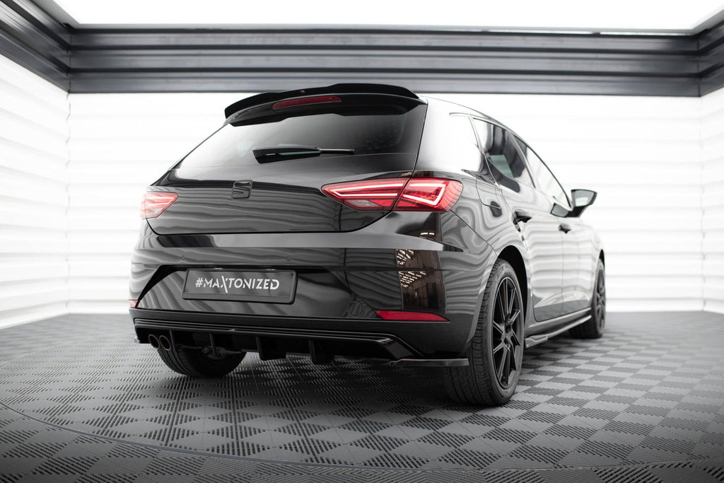 Prelungire difuzor bara spate Seat Leon Mk3 Facelift 2016-2020 v27 - Maxton Design
