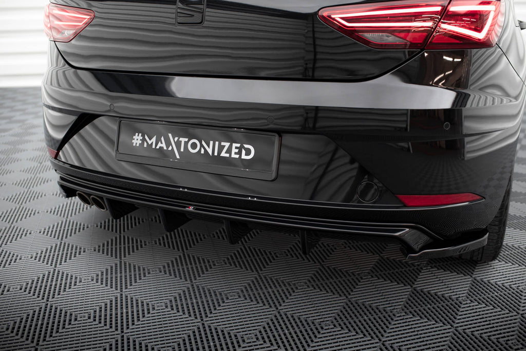 Prelungire difuzor bara spate Seat Leon Mk3 Facelift 2016-2020 v27 - Maxton Design