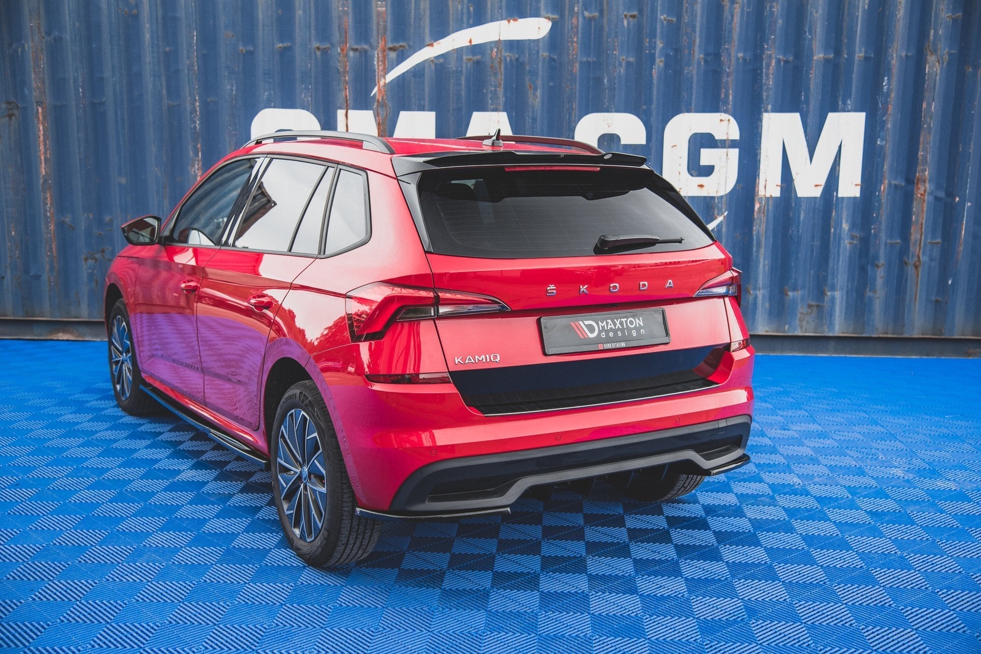Prelungire difuzor bara spate Skoda Kamiq 2019- v2 - Maxton Design