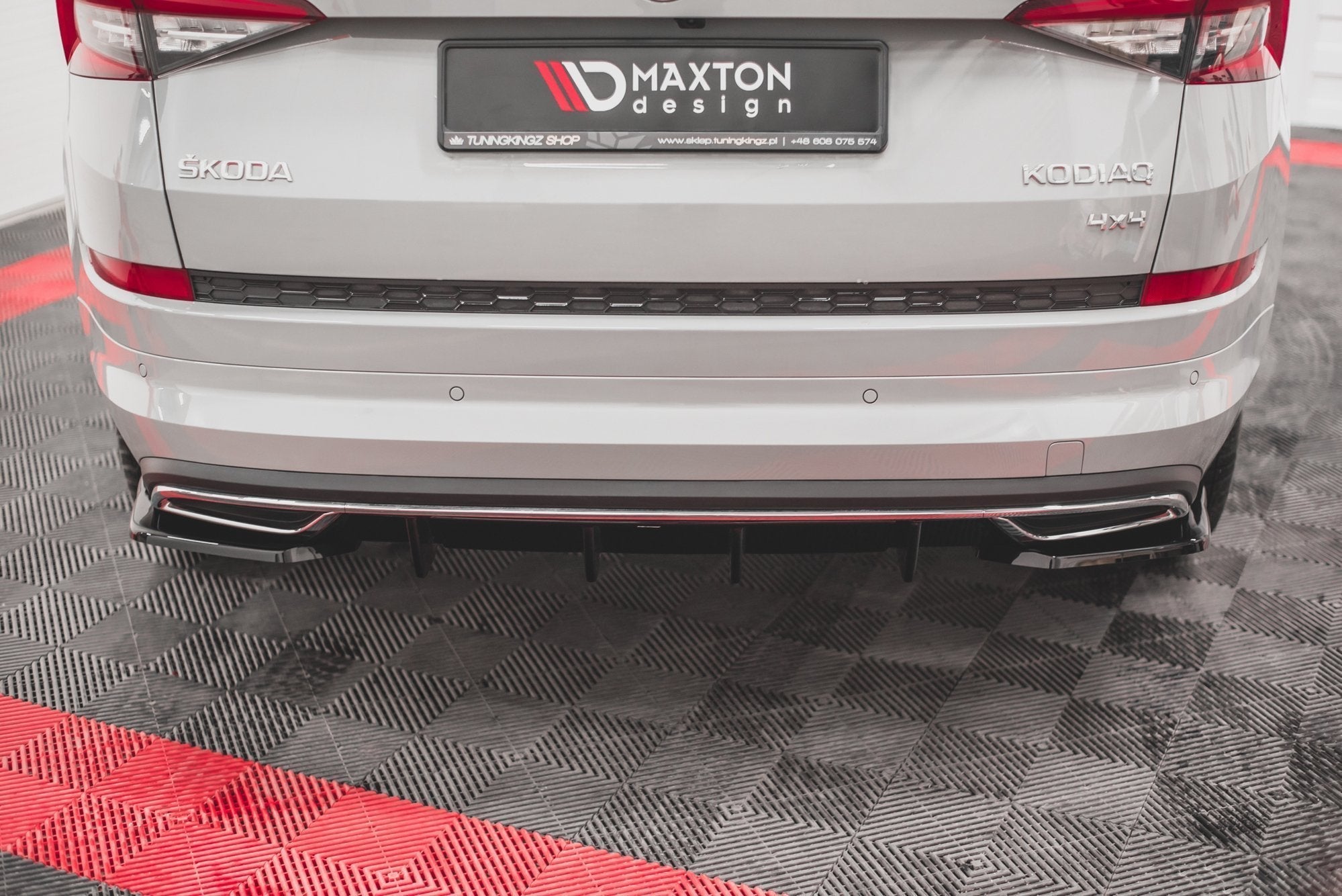 Prelungire difuzor bara spate Skoda Kodiaq Mk1 Sportline 2016- v1 - Maxton Design