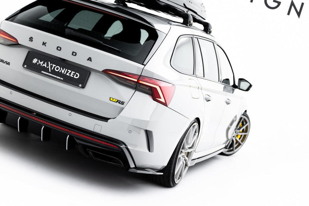 Prelungire difuzor bara spate Skoda Octavia RS Mk4 2020- v14 - Maxton Design
