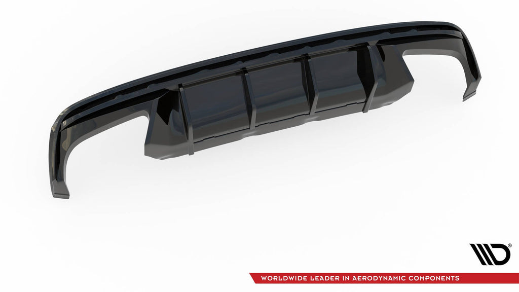 Prelungire difuzor bara spate Skoda Octavia RS Mk4 2020- v14 - Maxton Design