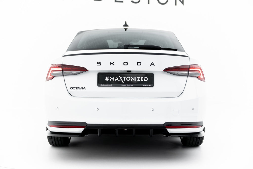 Prelungire difuzor bara spate Skoda Octavia Sportline Liftback Combi Mk4 Facelift 2024- v23 - Maxton Design
