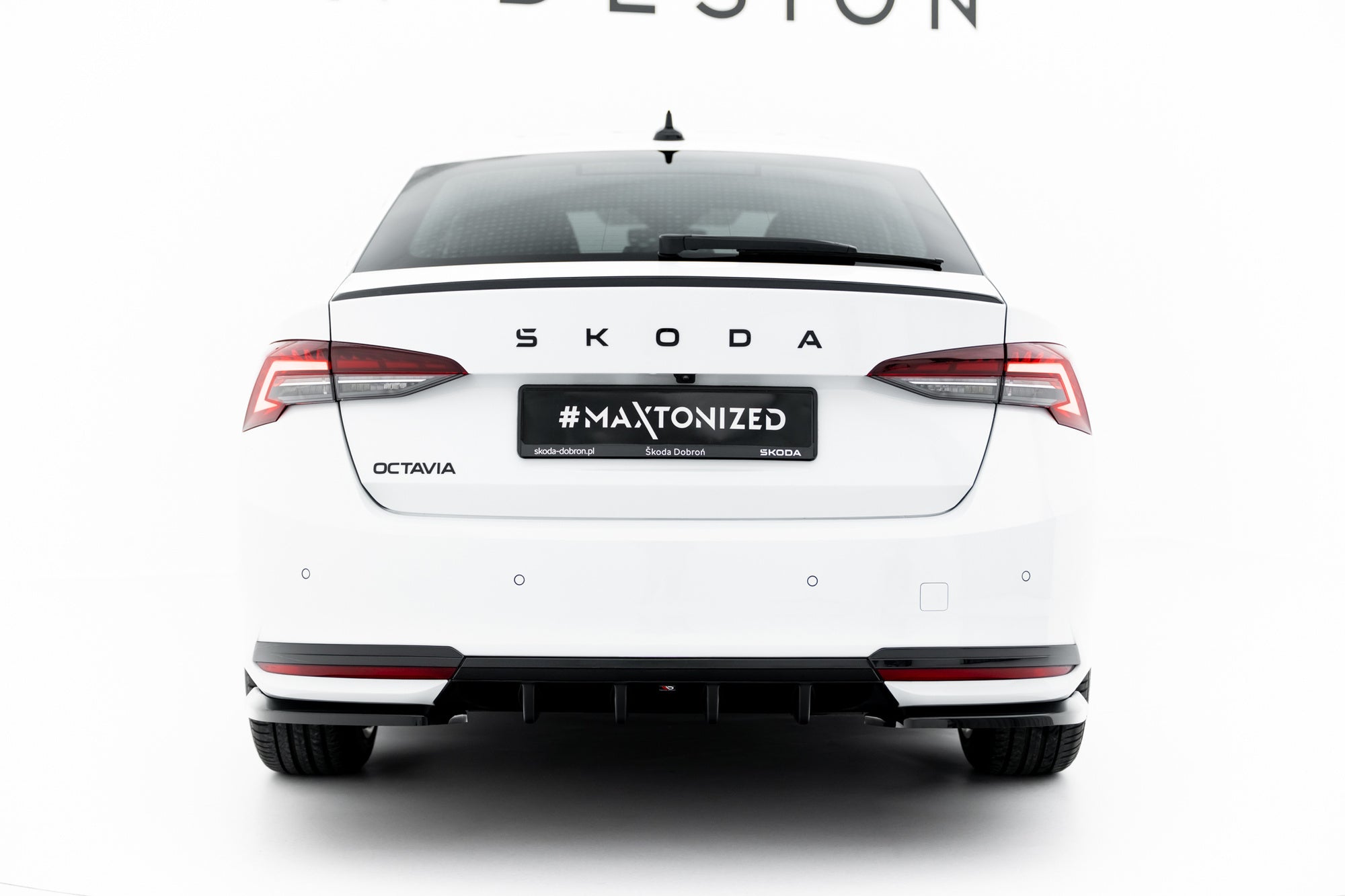 Prelungire difuzor bara spate Skoda Octavia Sportline Liftback Combi Mk4 Facelift 2024- v23 - Maxton Design