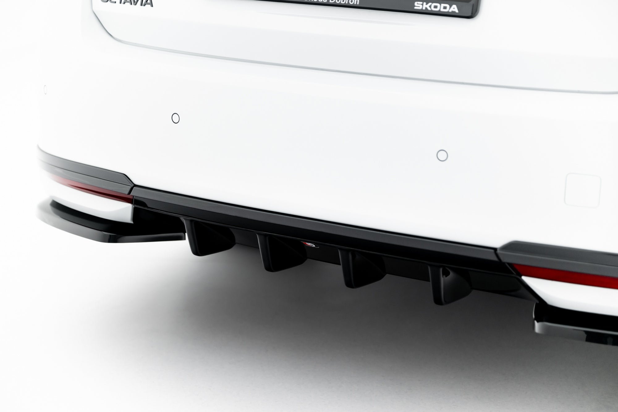 Prelungire difuzor bara spate Skoda Octavia Sportline Liftback Combi Mk4 Facelift 2024- v23 - Maxton Design
