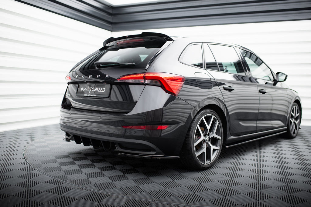 Prelungire difuzor bara spate Skoda Scala 2018- v2 - Maxton Design