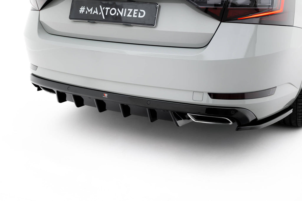 Prelungire difuzor bara spate Skoda Superb Liftback / Combi Mk3 2015-2019 v4 - Maxton Design