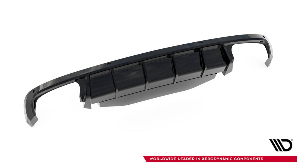Prelungire difuzor bara spate Skoda Superb Liftback / Combi Mk3 2015-2019 v4 - Maxton Design