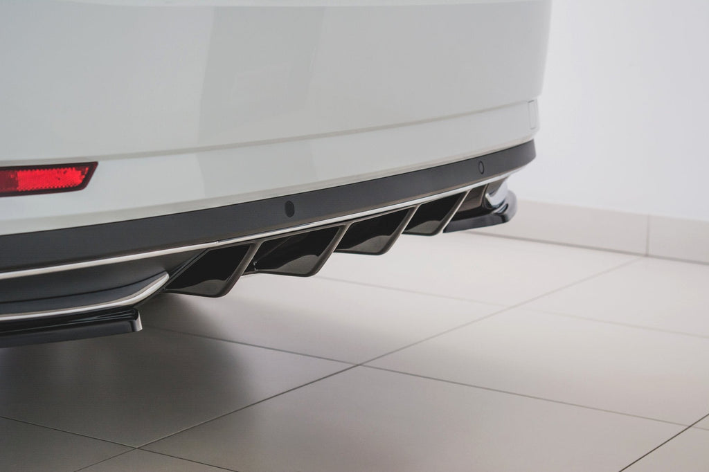 Prelungire difuzor bara spate Skoda Superb Mk3 Facelift 2019- v4 - Maxton Design