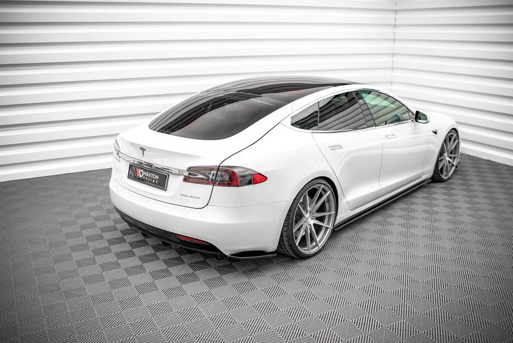 Prelungire difuzor bara spate Tesla Model S Facelift 2016- v2 - Maxton Design
