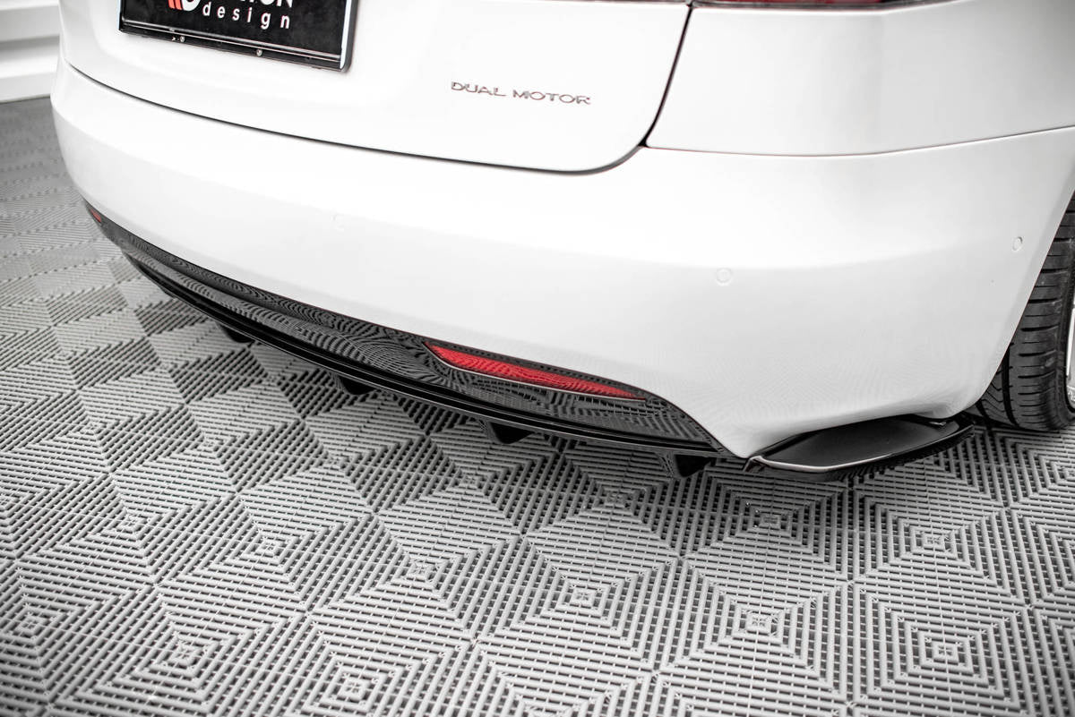 Prelungire difuzor bara spate Tesla Model S Facelift 2016- v2 - Maxton Design