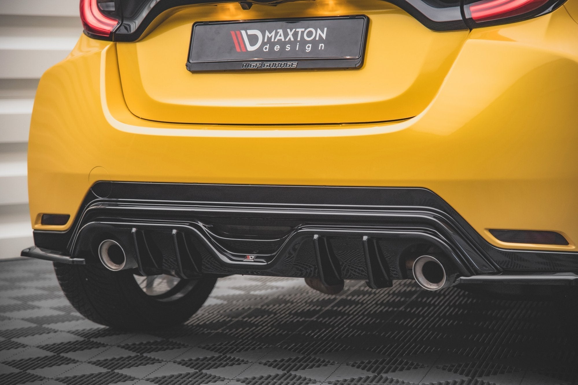 Prelungire difuzor bara spate Toyota GR Yaris Mk4 2020- v4 - Maxton Design