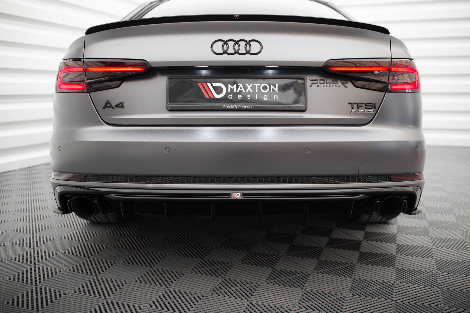 Prelungire difuzor bara spate Audi A4 S-line B9 2015-2019 v26 - Maxton Design