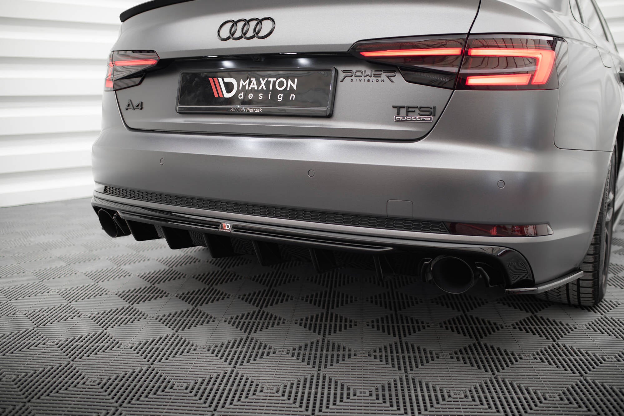 Prelungire difuzor bara spate Audi A4 S-line B9 2015-2019 v26 - Maxton Design