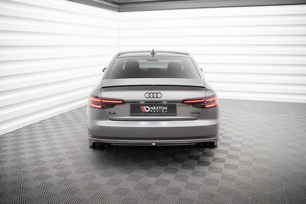 Prelungire difuzor bara spate Audi A4 S-line B9 2015-2019 v27 - Maxton Design